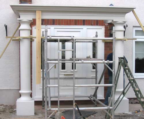 Georgian Grand Portico - Assembly